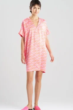 Rhythm Printed Satin Sleepshirt