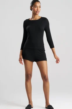Rib Essentials Long Sleeve Shorts PJ