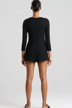 Rib Essentials Long Sleeve Shorts PJ
