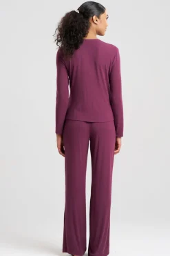 Rib Essentials V-Neck Long Sleeve PJ