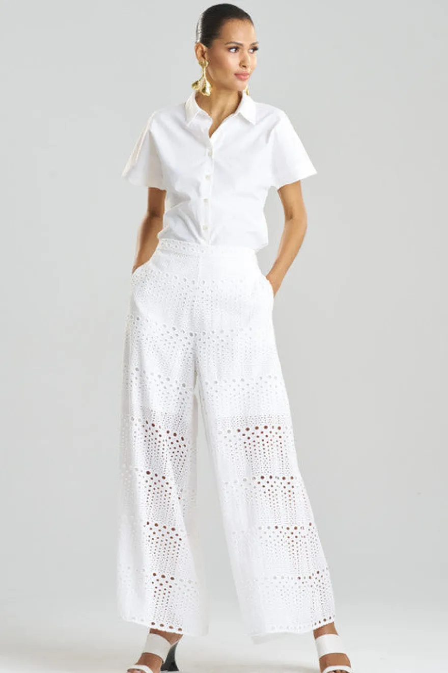 Round Eyelet Pants