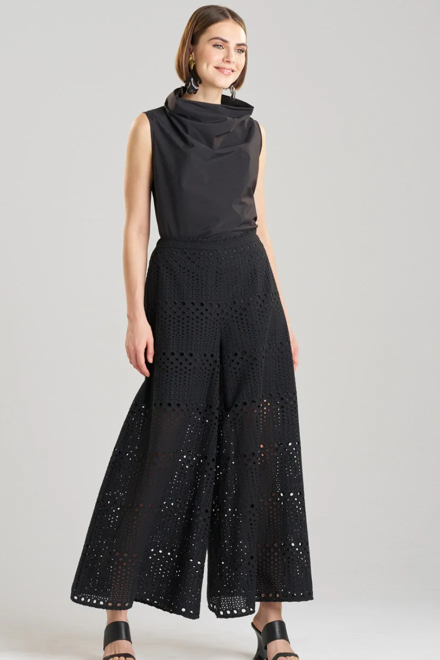 Round Eyelet Pants