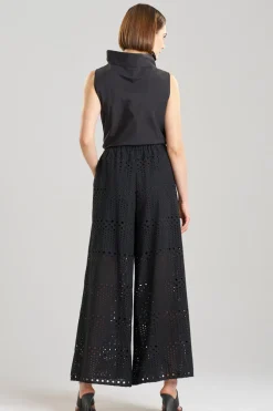Round Eyelet Pants