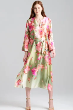 Sakura Matsuri Silk Caftan
