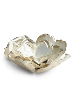 Samar Silver Plated Candle Holder