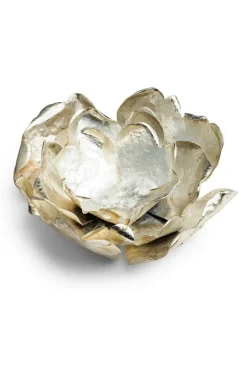Samar Silver Plated Candle Holder