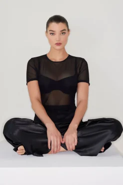 Seduction Mesh T-Shirt Top