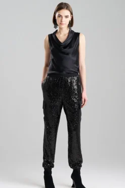 Sequins Cargo Joggers