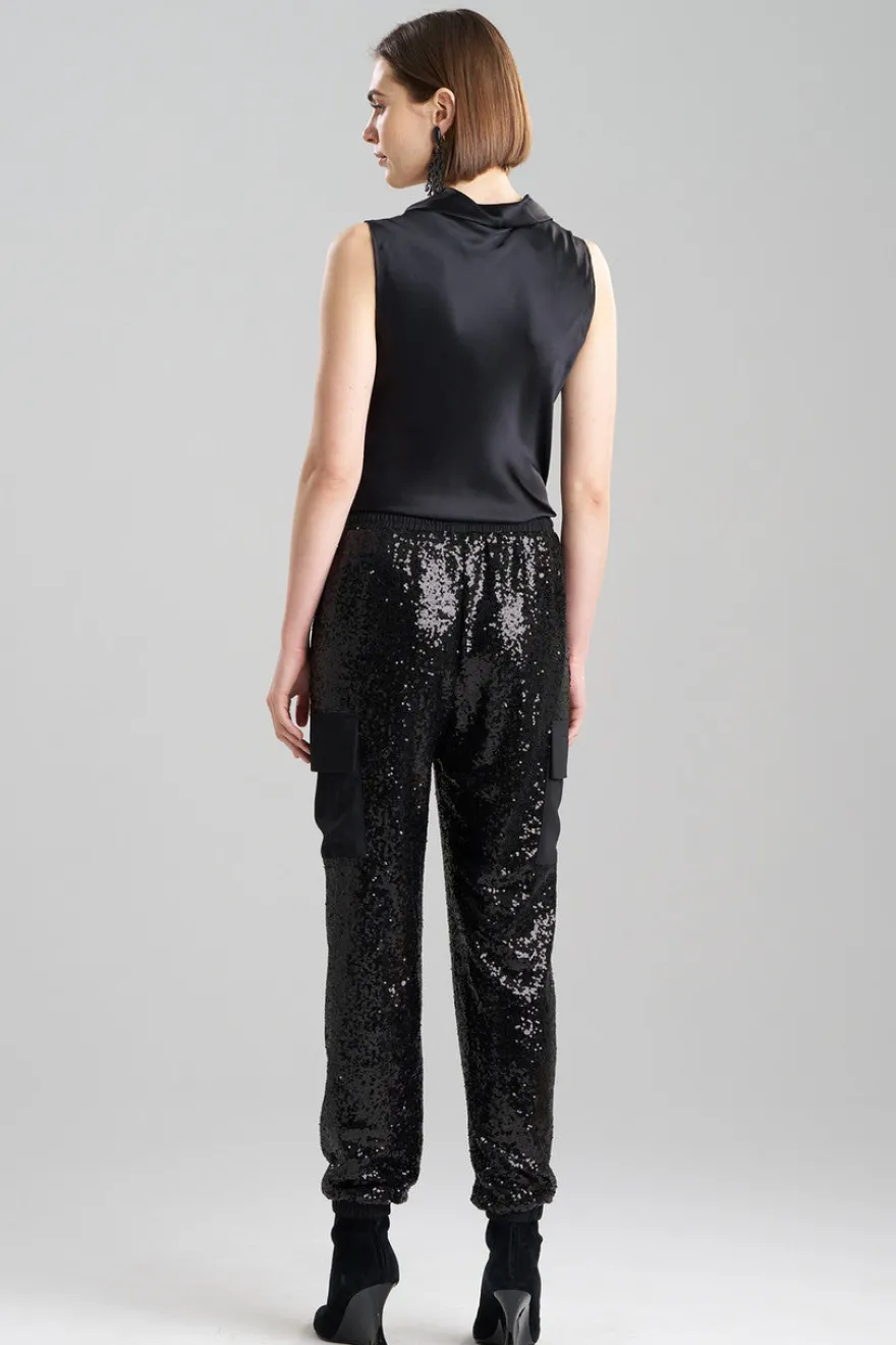 Sequins Cargo Joggers
