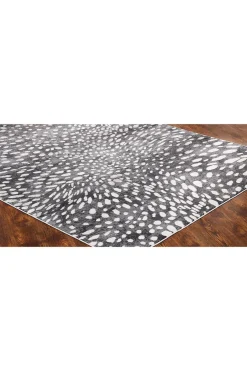 Serengeti- Charcoal Spotted Rug