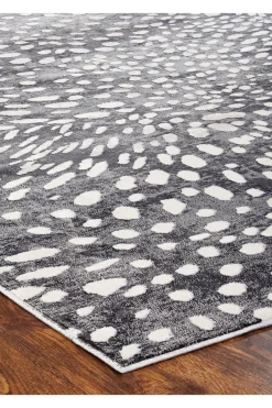 Serengeti- Charcoal Spotted Rug