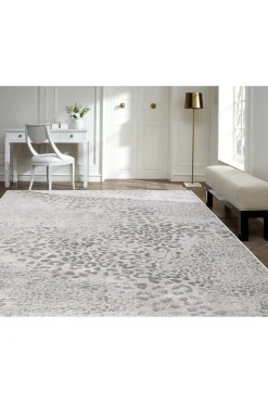 Serengeti- Grey Leopard Rug