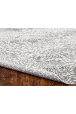 Serengeti- Light Grey Leopard Rug
