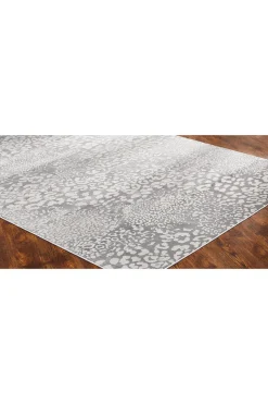 Serengeti- Light Grey Leopard Rug