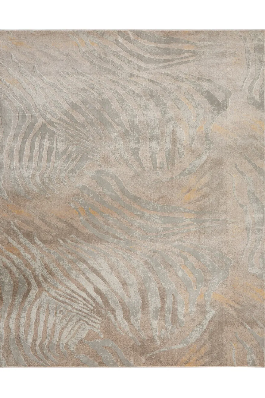 Serengeti- Neutral Zebra Rug