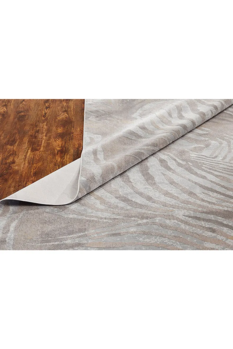 Serengeti- Neutral Zebra Rug