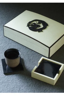 Shagreen Coaster Set