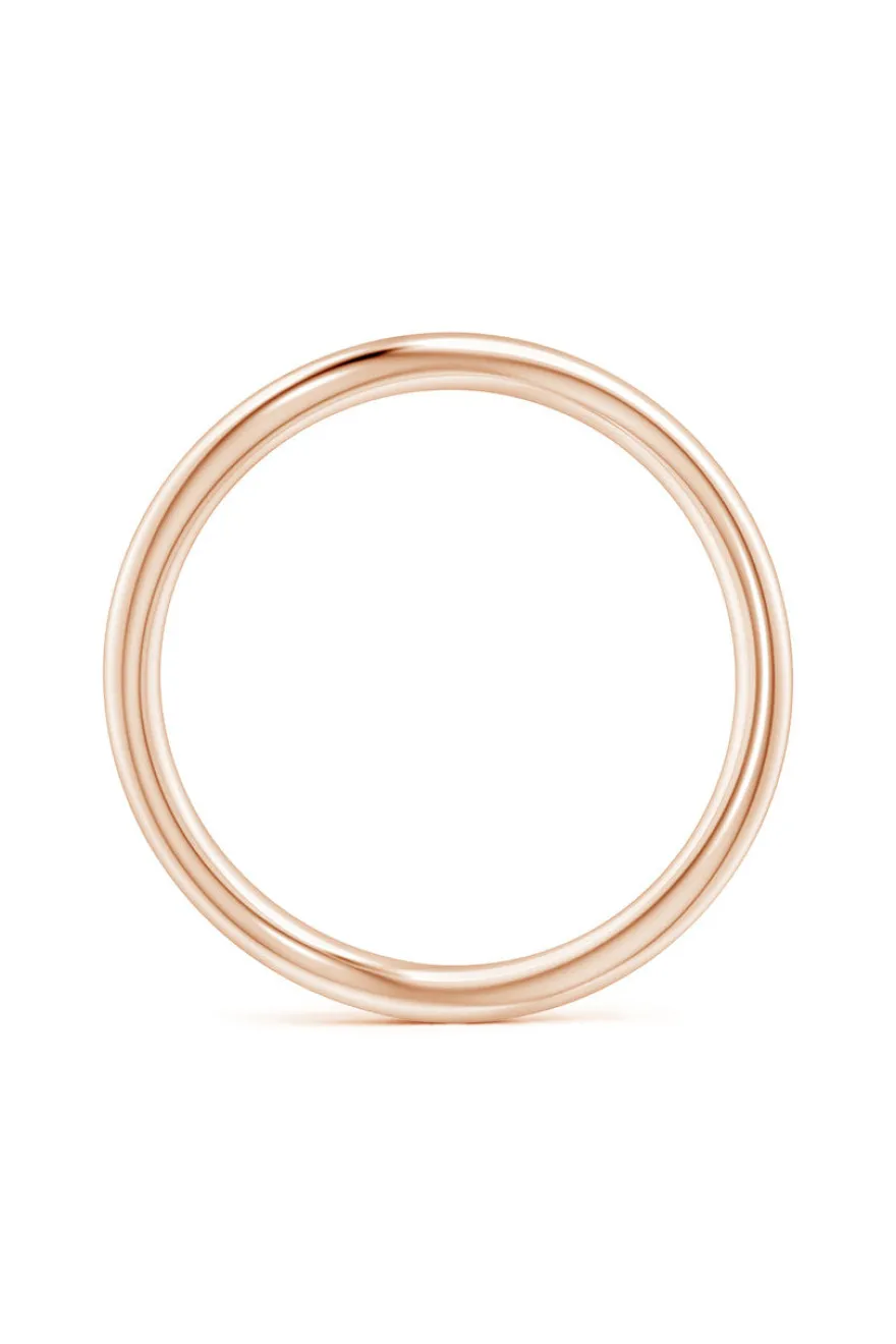 Shangri-La Brushstroke 14K Gold Stacking Ring