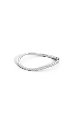 Shangri-La Brushstroke 14K Gold and Diamond Full Bracelet