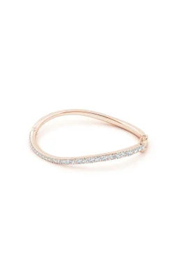 Shangri-La Brushstroke 14K Gold and Diamond Full Bracelet