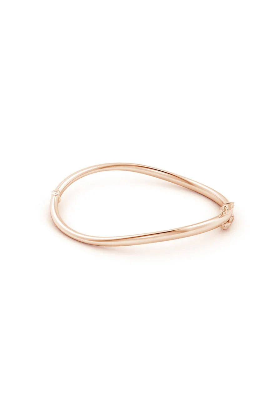 Shangri-La Brushstroke 14K Gold Bracelet