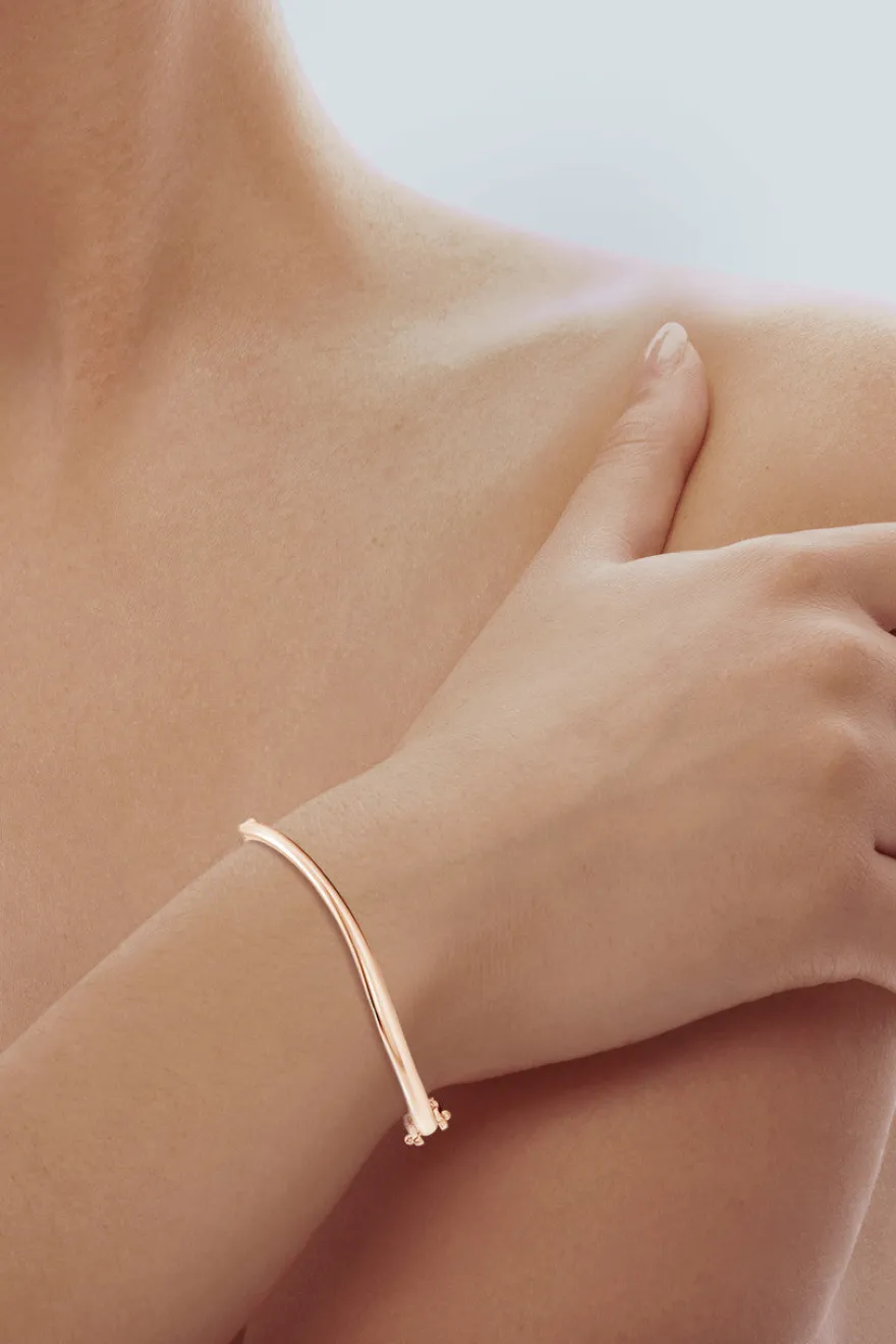 Shangri-La Brushstroke 14K Gold Bracelet