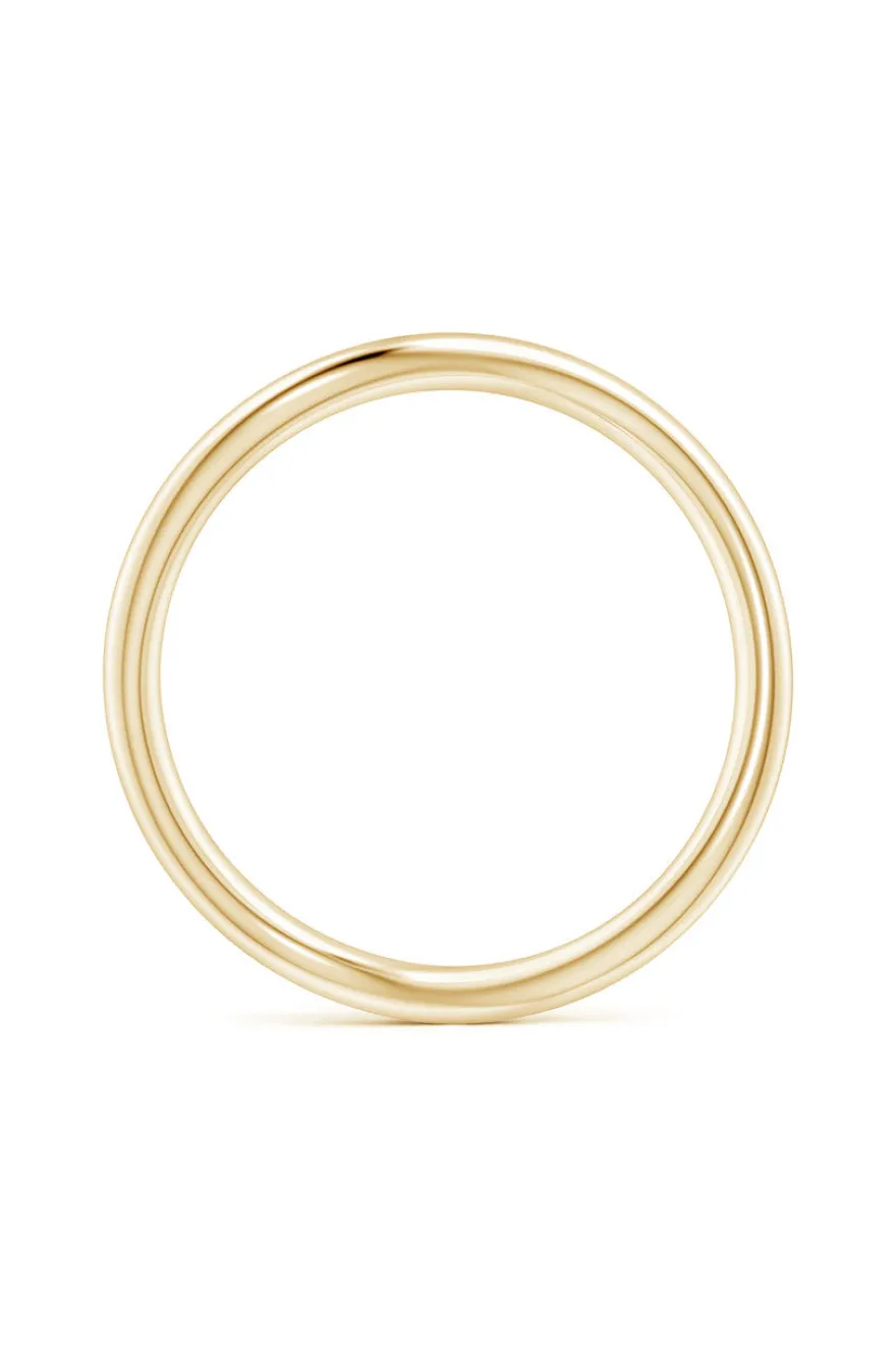 Shangri-La Brushstroke 14K Gold Stacking Ring