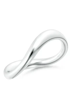 Shangri-La Brushstroke 14K Gold Stacking Ring
