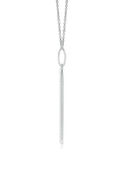 Shangri-La Elliptical Yin-Yang 14K Gold and Diamond Pendant Necklace