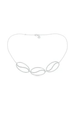 Shangri-La Elliptical Yin-Yang 14K Gold and Diamond Trio Necklace