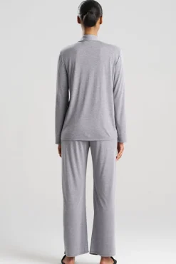 Shangri-La Embroidered TENCEL™ Notch PJ