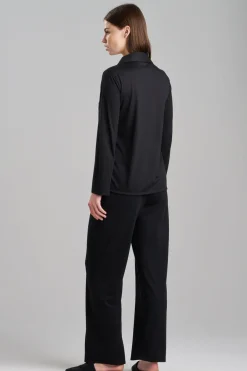 Shangri-La Embroidered TENCEL™ Notch PJ