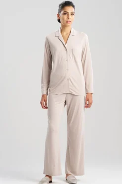 Shangri-La Embroidered TENCEL™ Notch PJ