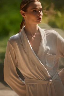 Shangri-La Embroidered TENCEL™ Robe