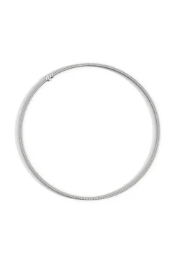 Shangri-La 14K Gold and Diamond Prong Set Tennis Necklace
