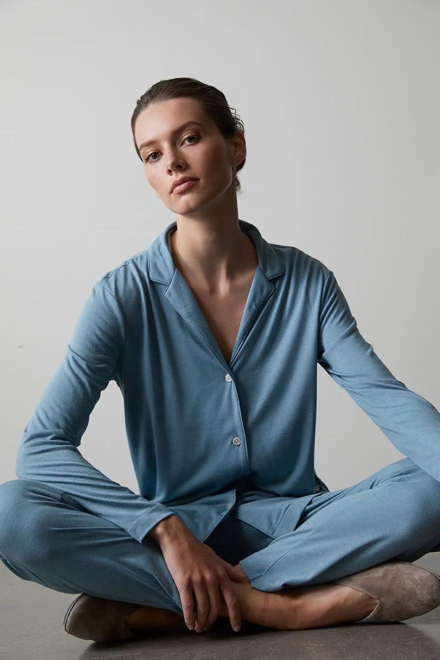 Shangri-La TENCEL™ Long Sleeve Notch PJ