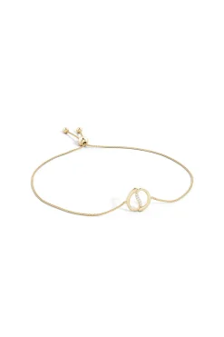 Shangri-La Yin-Yang 14K Gold and Diamond Bolo Bracelet