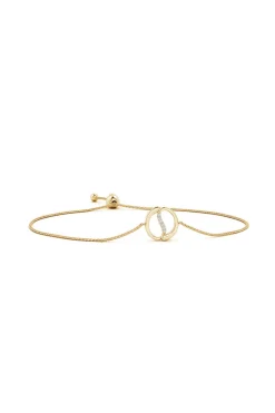 Shangri-La Yin-Yang 14K Gold and Diamond Bolo Bracelet