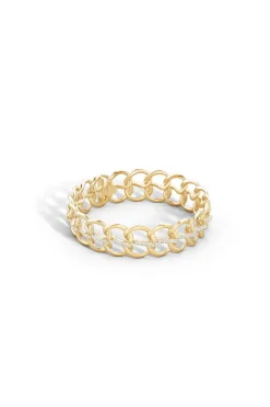 Shangri-La Yin-Yang 14K Gold and Diamond Link Bracelet