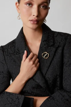 Shangri-La Yin-Yang 14K Gold and Diamond Dangle Earrings