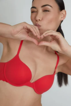 Sheer Glamour Push-Up Bra