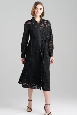Shinrin Lace Trapeze Shirtdress