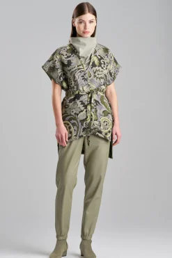 Shinrin Paisley Jacquard Poncho Wrap