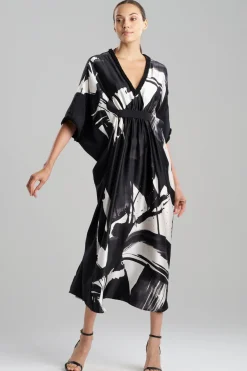 Shodo Beaded Silk Caftan