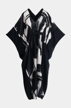 Shodo Beaded Silk Caftan