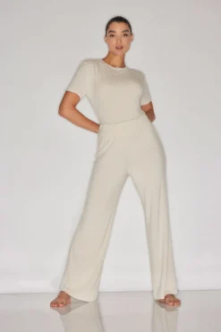 Skye Rib Ease Short Sleeve Top