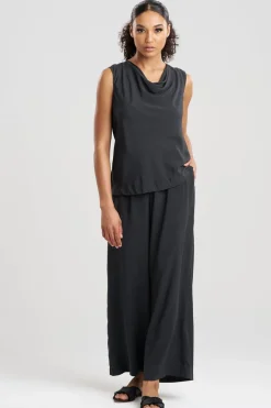 Sleek Silk Modal Cowl Top PJ