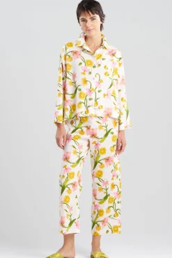 Solene Cotton Sateen Notch PJ Set