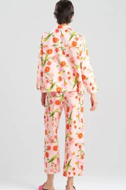 Solene Cotton Sateen Notch PJ Set