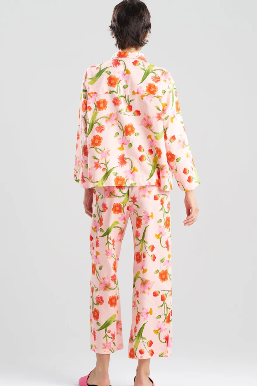 Solene Cotton Sateen Notch PJ Set